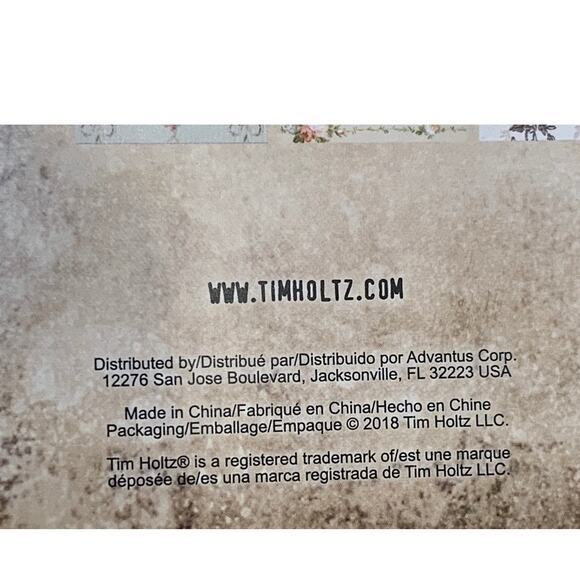 Jim Holtz idea-ology Worn Wallpaper Vintage Texture Salvaged 12 Designs - Picture 7 of 9